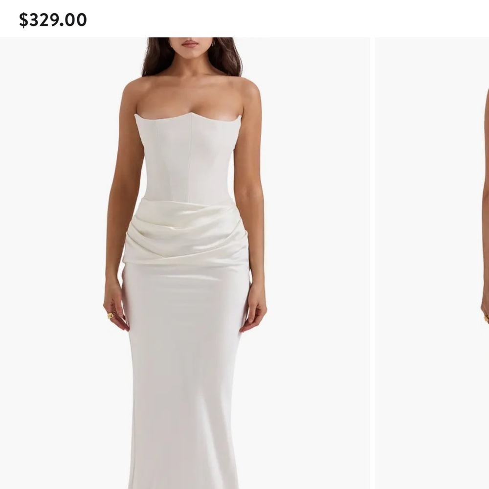 SOLD House of cb Persephone white dress